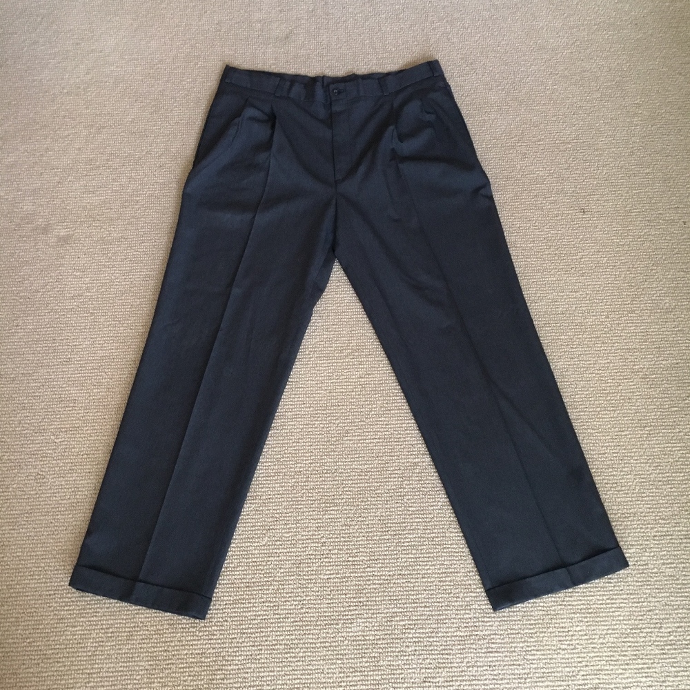 Men's Sevens Dark Gray Dress Pants, Size 38x32